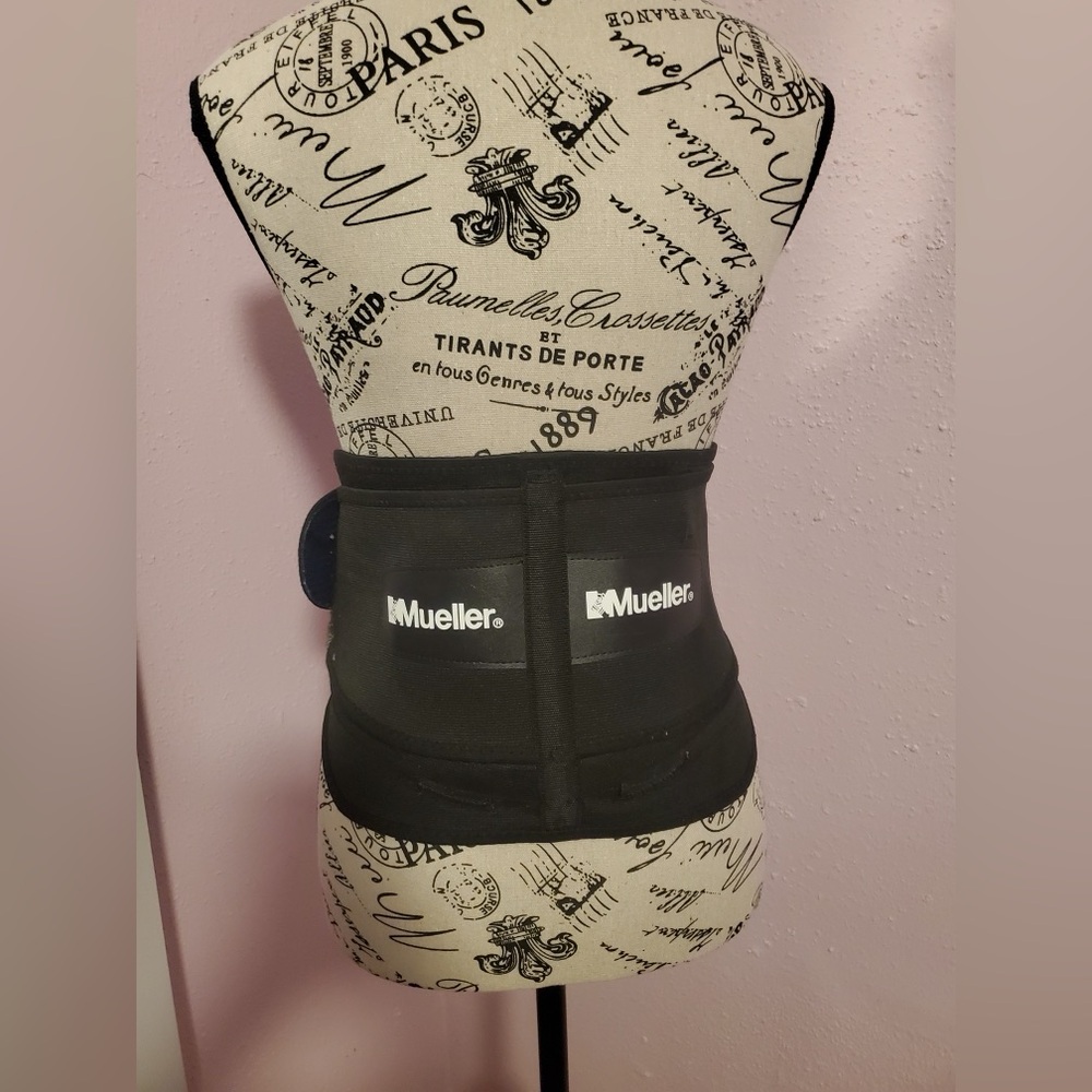 Mueller Black Back Support Belt Brace